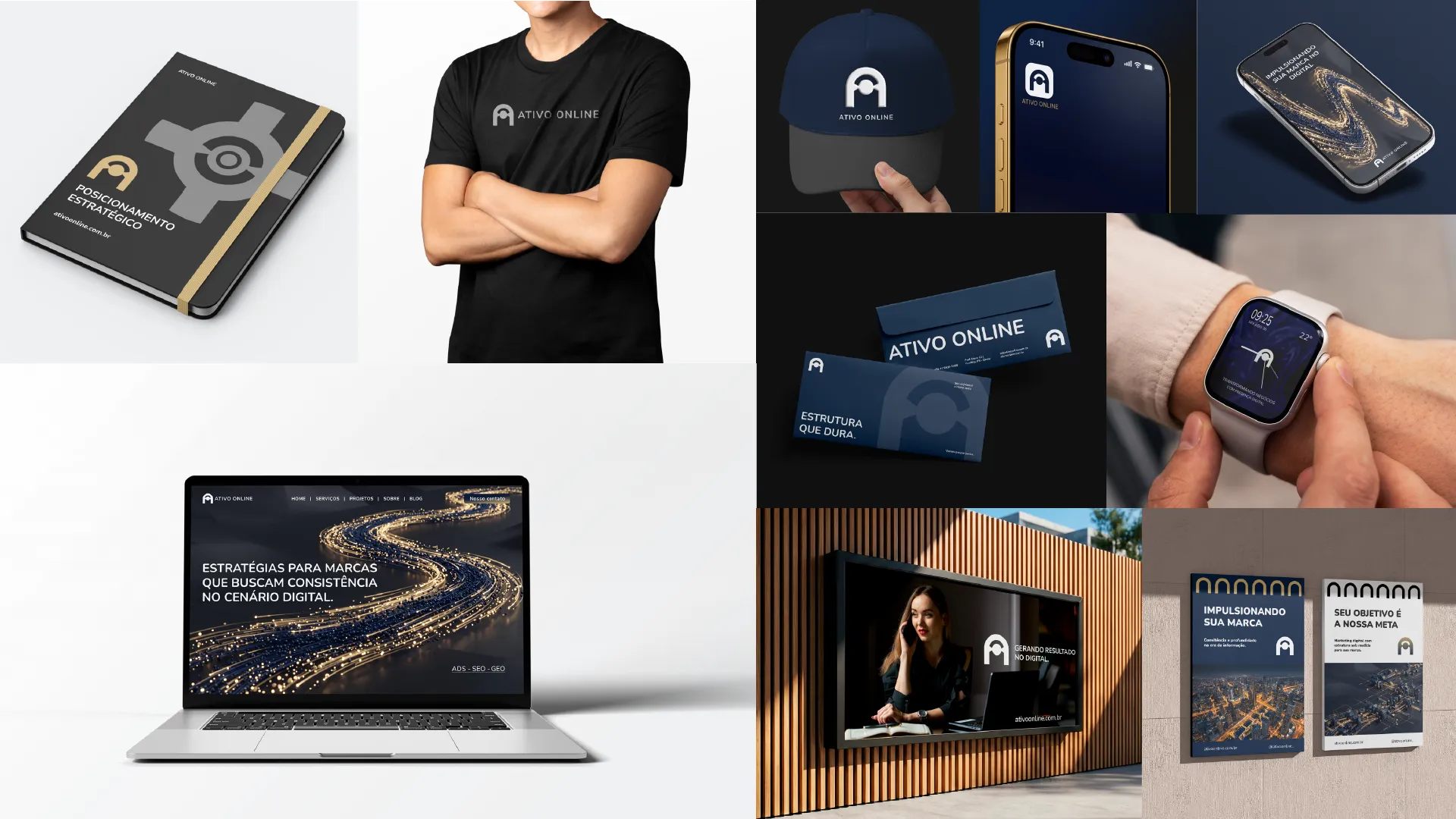 identidade Visual da Marca ATIVO ONLINE